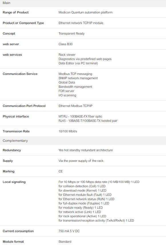 SCHNEIDER 140NOE77101C