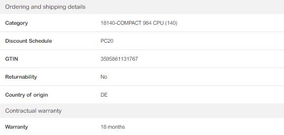 SCHNEIDER PCE984255