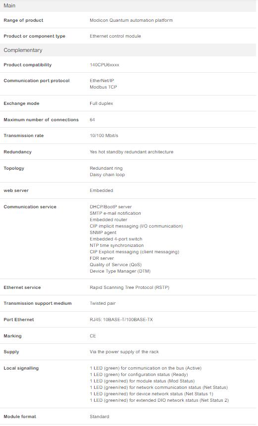 SCHNEIDER 140NOC78100C