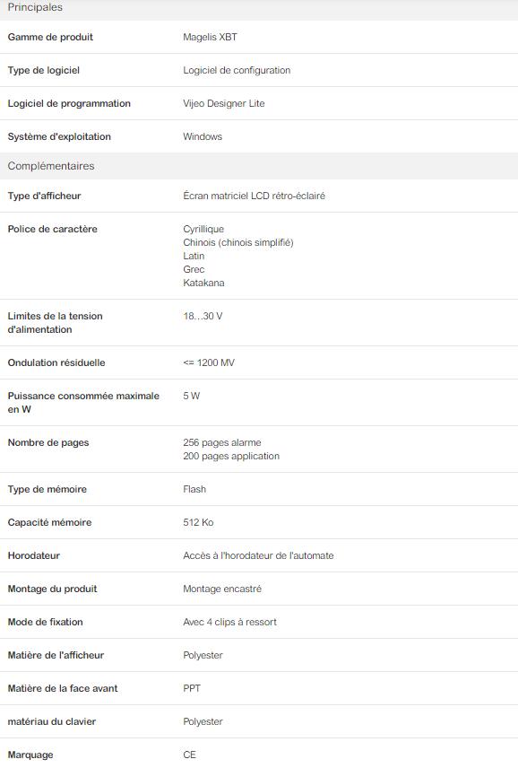 SCHNEIDER XBTP021010